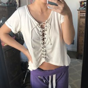 Lace up Top